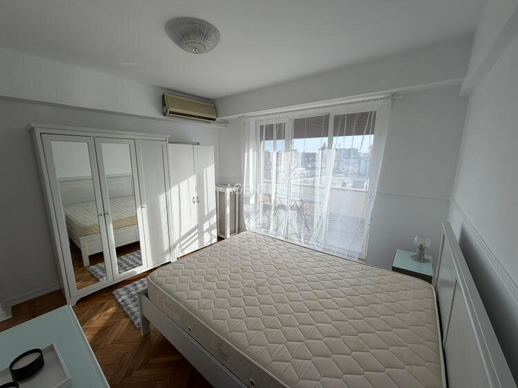 Calea Victoriei, ap. 2 camere, mobilat, terasa, bloc solid