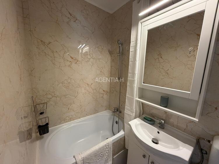 Calea Victoriei, ap. 2 camere, mobilat, terasa, bloc solid