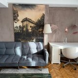 Calea Victoriei, ap. 2 camere, mobilat, terasa, bloc solid